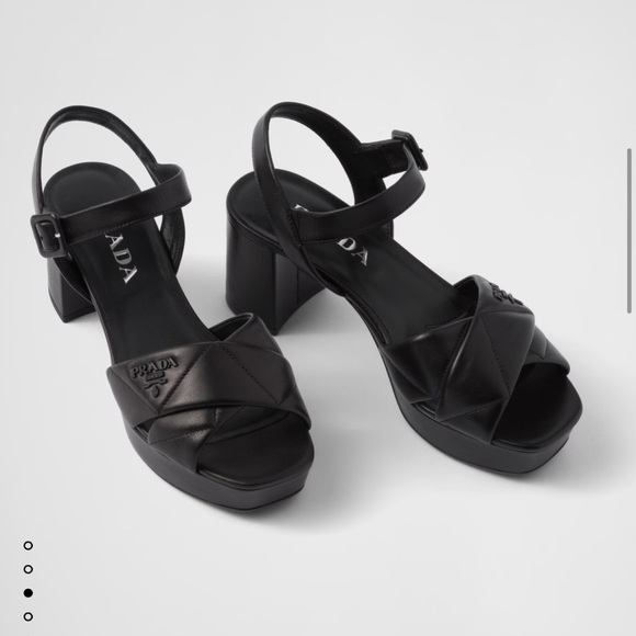 Prada nappa leather platform sandals, 37 - Picture 3 of 5